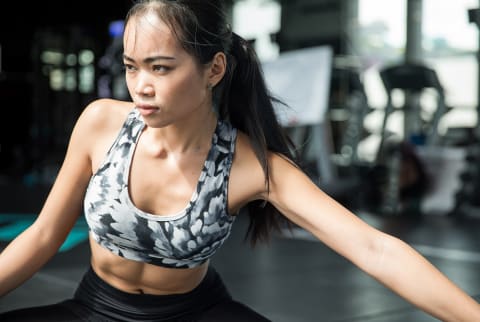 Young woman at the gym Young woman at the gym