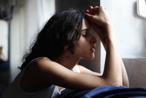 Profile Of A Young Woman On A Natural Light Profile Of A Young Woman On A Natural Light