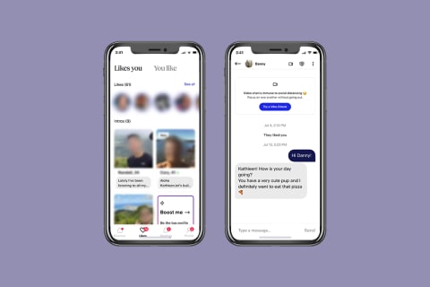 Screenshots of the inside of the Match dating app. Screenshots of the inside of the Match dating app.