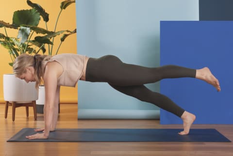 Plank Variation with Knee Taps