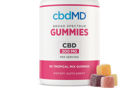 Strongest CBD Gummies Broad-Spectrum next to stack