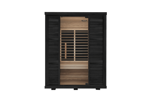 sun home sauna equinox 2-person full-spectrum infrared sauna