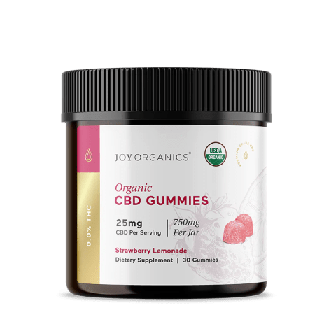 Strongest CBD Gummies Joy Organic CBD Gummies in bottle